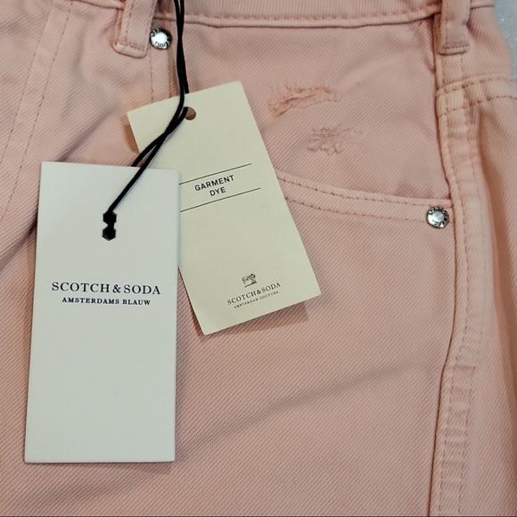 Scotch & Soda Mini Denim Skirt in Cherry Blossom - Picture 4 of 9